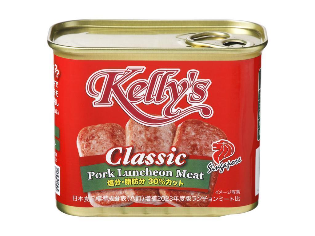 K&K Kelly’s兰天精英古典音乐
３４０ｇ
700日元(不含税)
赏味期36个月「K&K Kelly’s兰天米特」系列3种发售
　　～国分集团总部・ROJI日本桥～