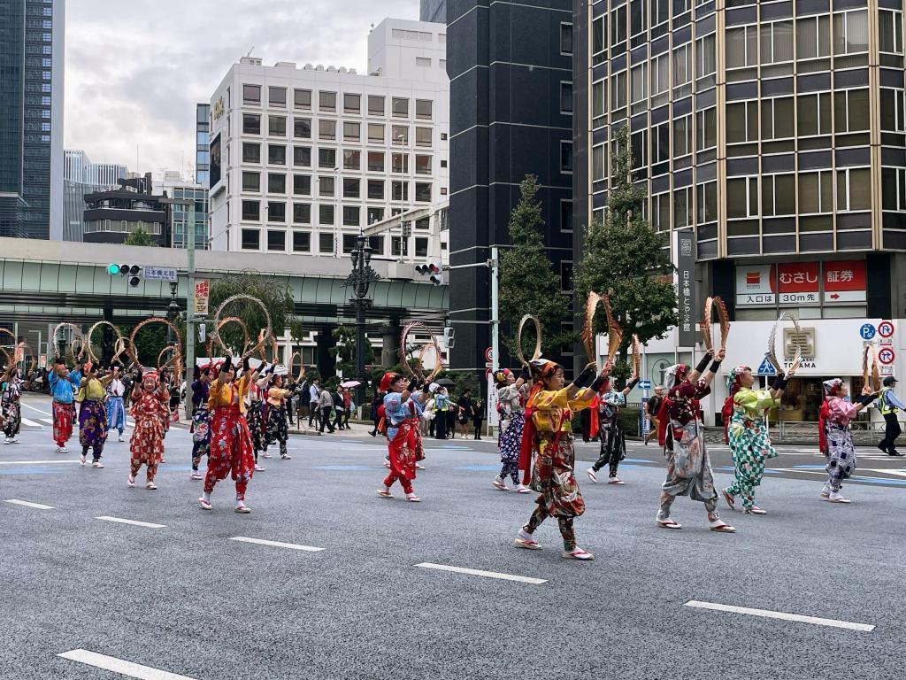 日本南京玉帘子协会(富山县)第51届日本桥京桥祭～各国往来游行与各国往来市～