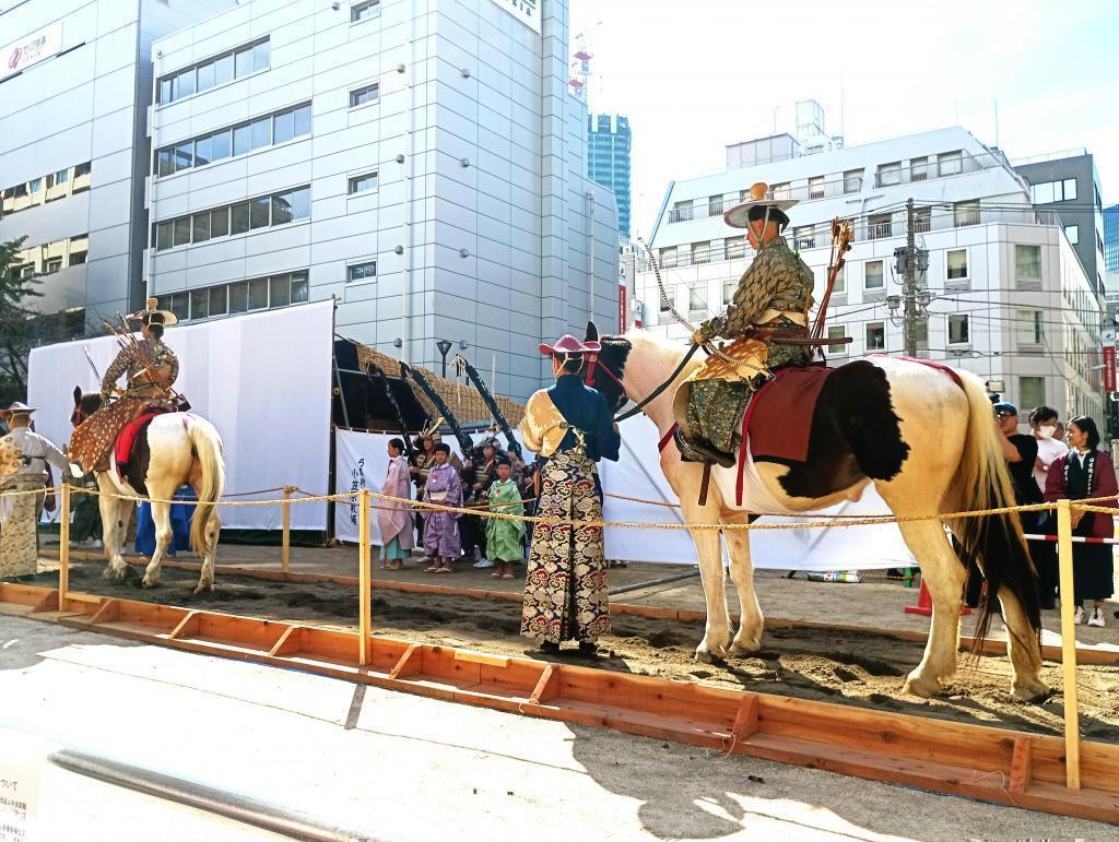  OH！江户东京祭“在中央区能看到流镝马!?”这是幸运的第一次体验!堀留儿童公园於