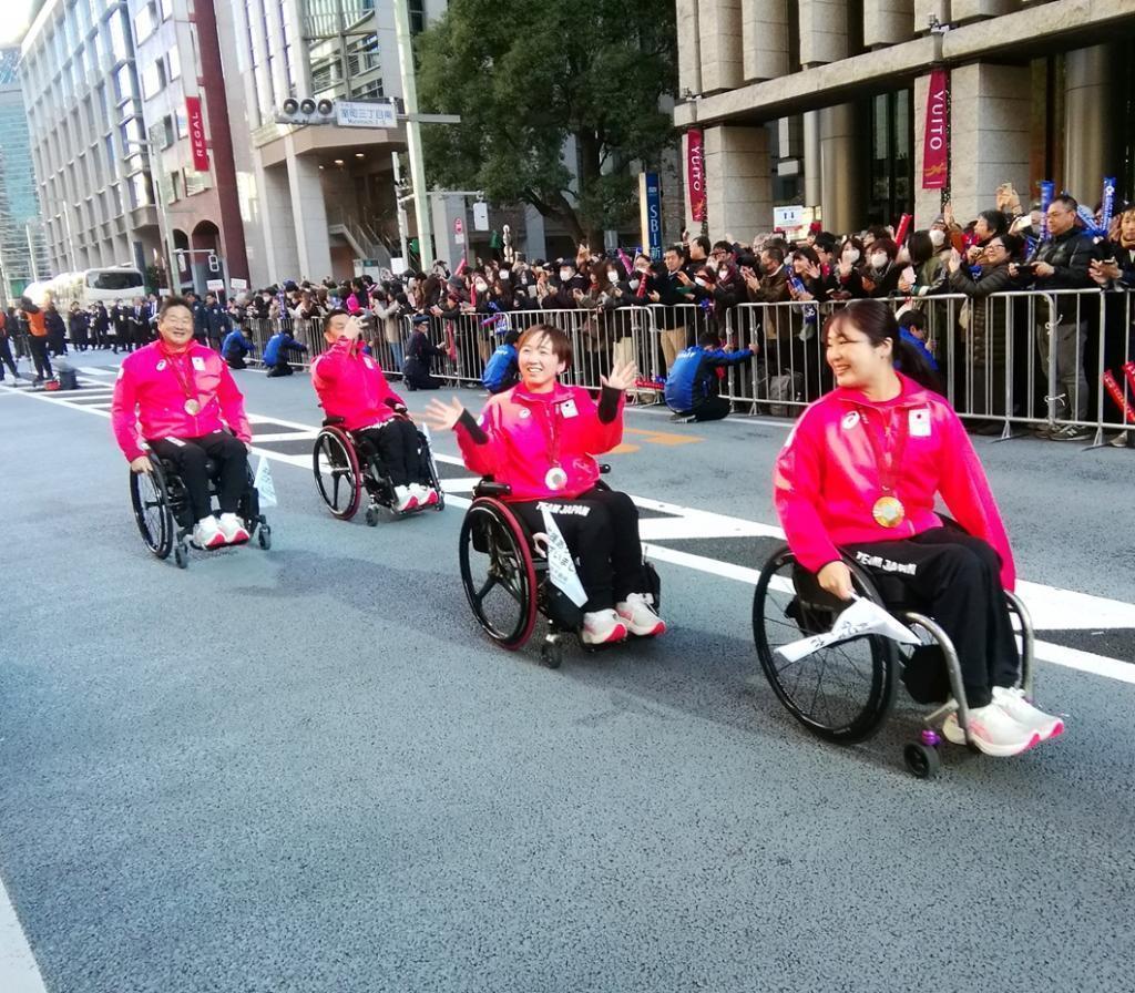 “TEAM JAPAN应援感谢活动”是...巴黎奥运会·残奥会日本代表选手
　“TEAM JAPAN应援感谢活动”
　　～前篇～