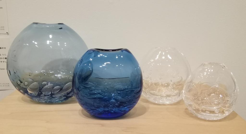 泡一轮左2个:蓝右2个:透明FUSION FACTORY夏季玻璃展～日本桥木屋总店izutuki～