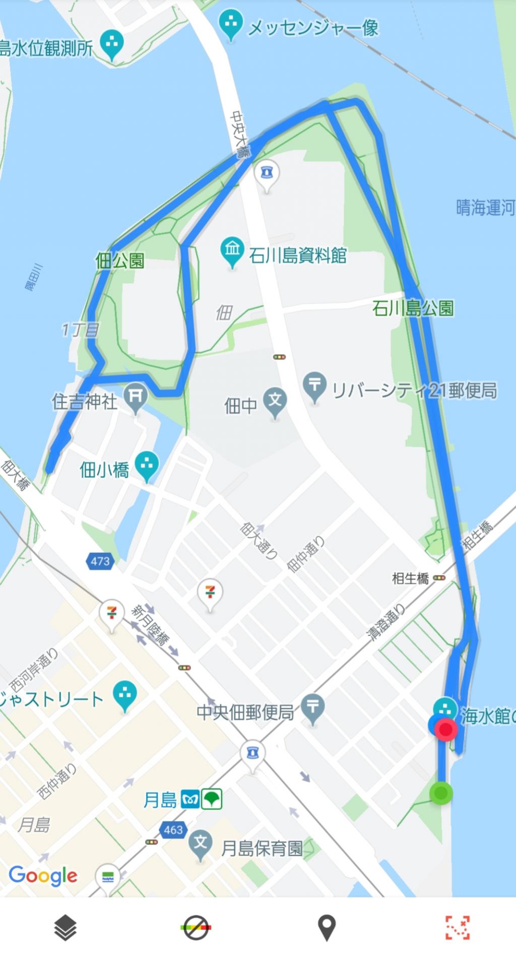  以旅行心情享受跑步路线～佃篇～